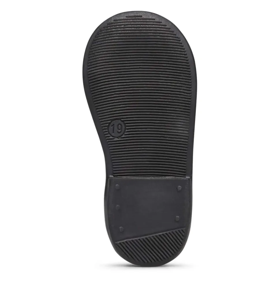 Patent leather ballet flats with strap BALLET
