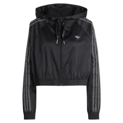 Pearl Cropped Zip Hoodie
