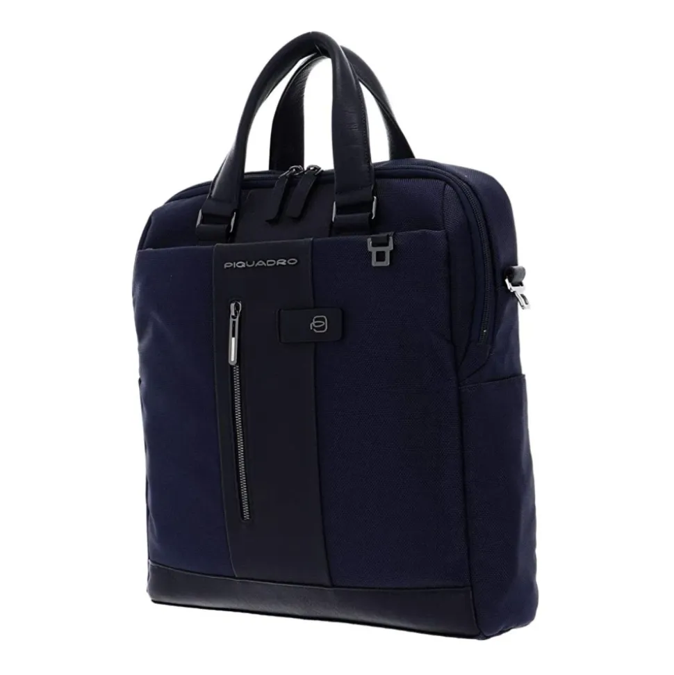 Pionowa torba na laptopa i iPada niebieska unisex