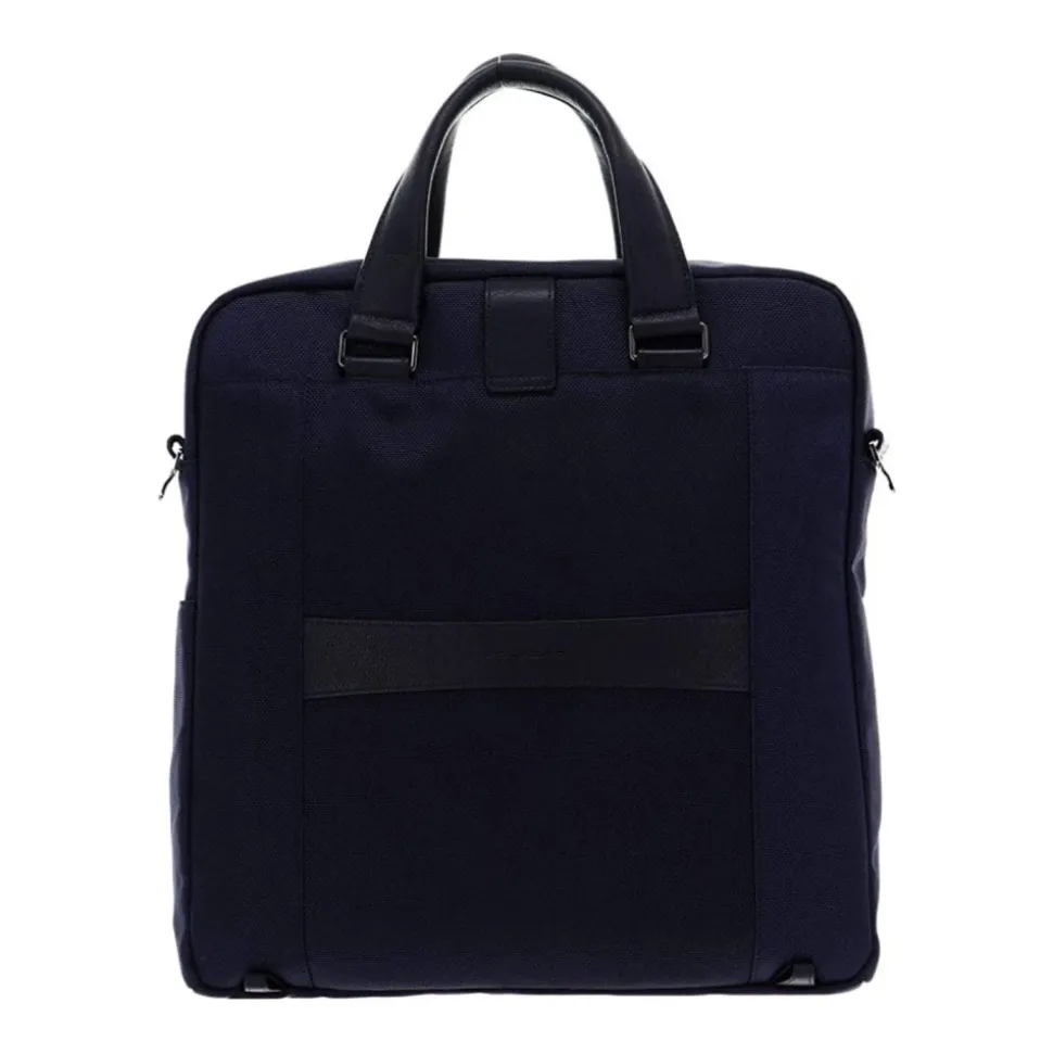 Pionowa torba na laptopa i iPada niebieska unisex