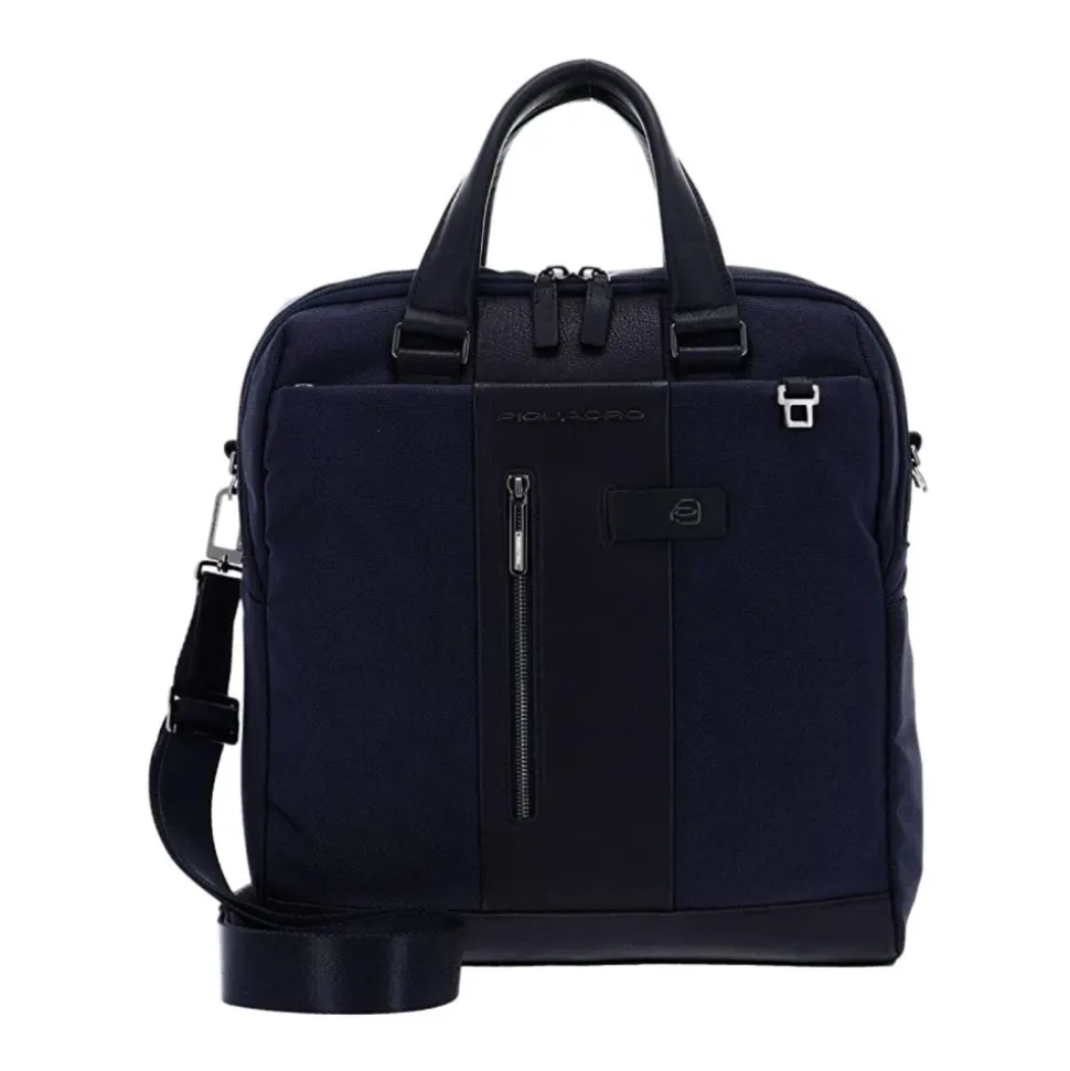 Pionowa torba na laptopa i iPada niebieska unisex