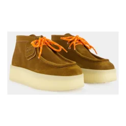 Platform Suede Ankle Boots