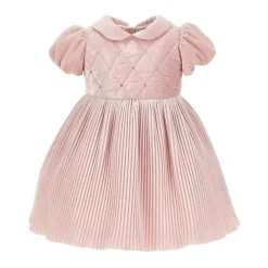 Pleated Velvet Dress