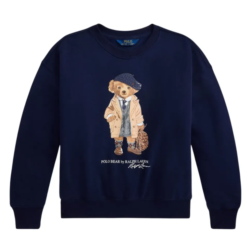 Polo Bear Bluza z polaru z mieszanki bawełny