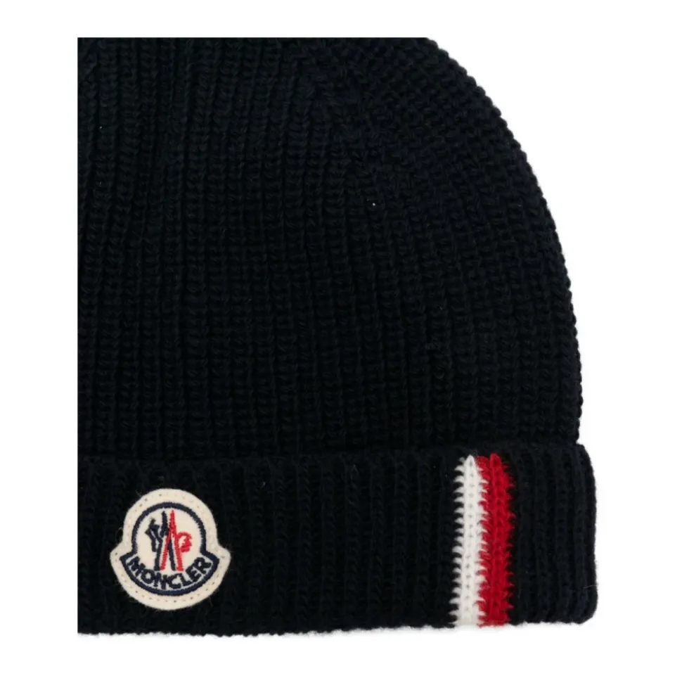 Prążkowana czapka beanie