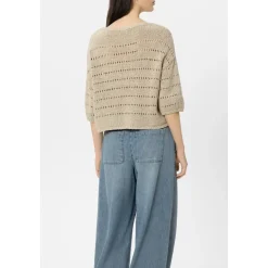 Pullover mit Ajour-Muster
