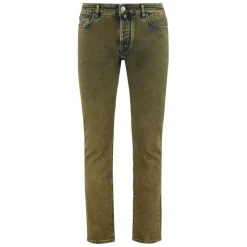 Regular Fit Jeans z Logo ze Skóry