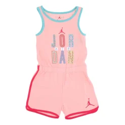 Romper Jumpsuit Bez Rękawów z Okrągłym Dekoltem