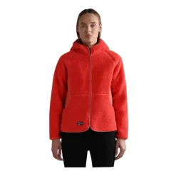 Różowy Bluza z Polarowa Yupik z Zamkiem