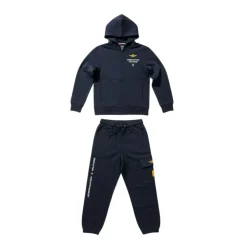 Set felpa zip cappuccio con pantalone