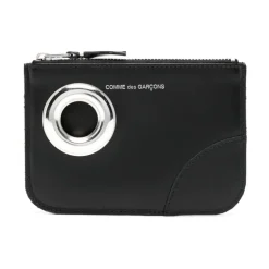 SILVER EYELET BLACK