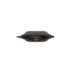 Skórzana torebka z zamkiem błyskawicznym