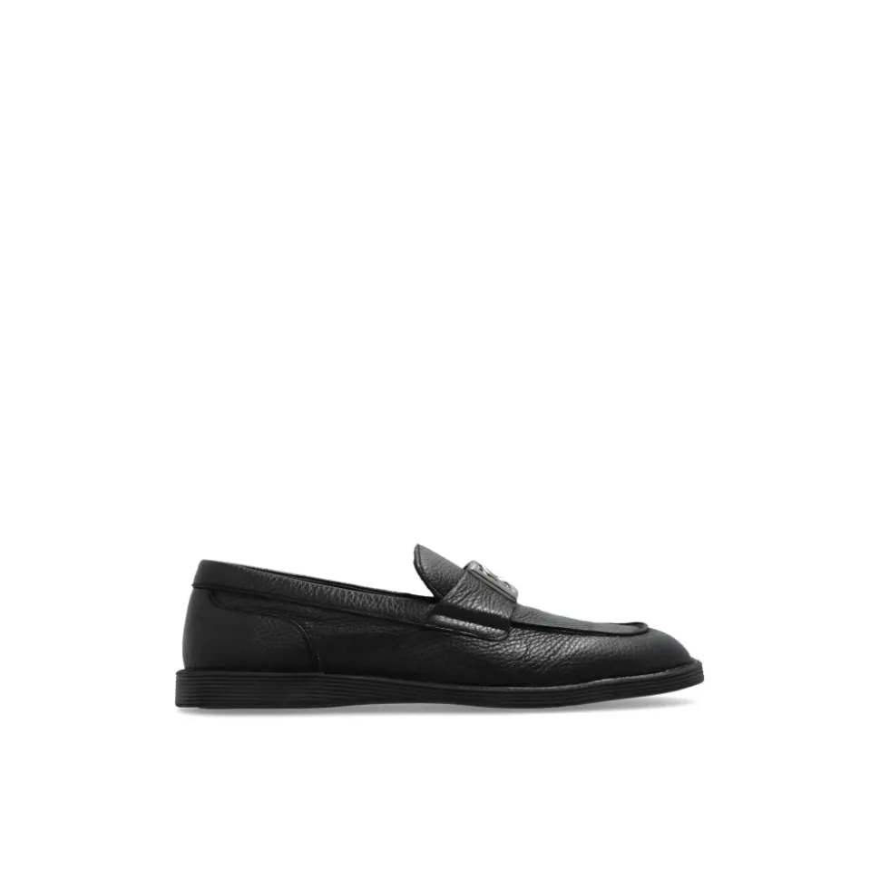 Skórzane buty Florio typu oafers