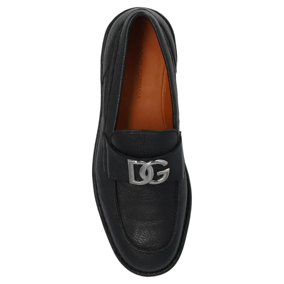 Skórzane buty Florio typu oafers