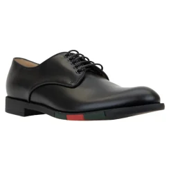 Skórzane sznurowane eleganckie buty