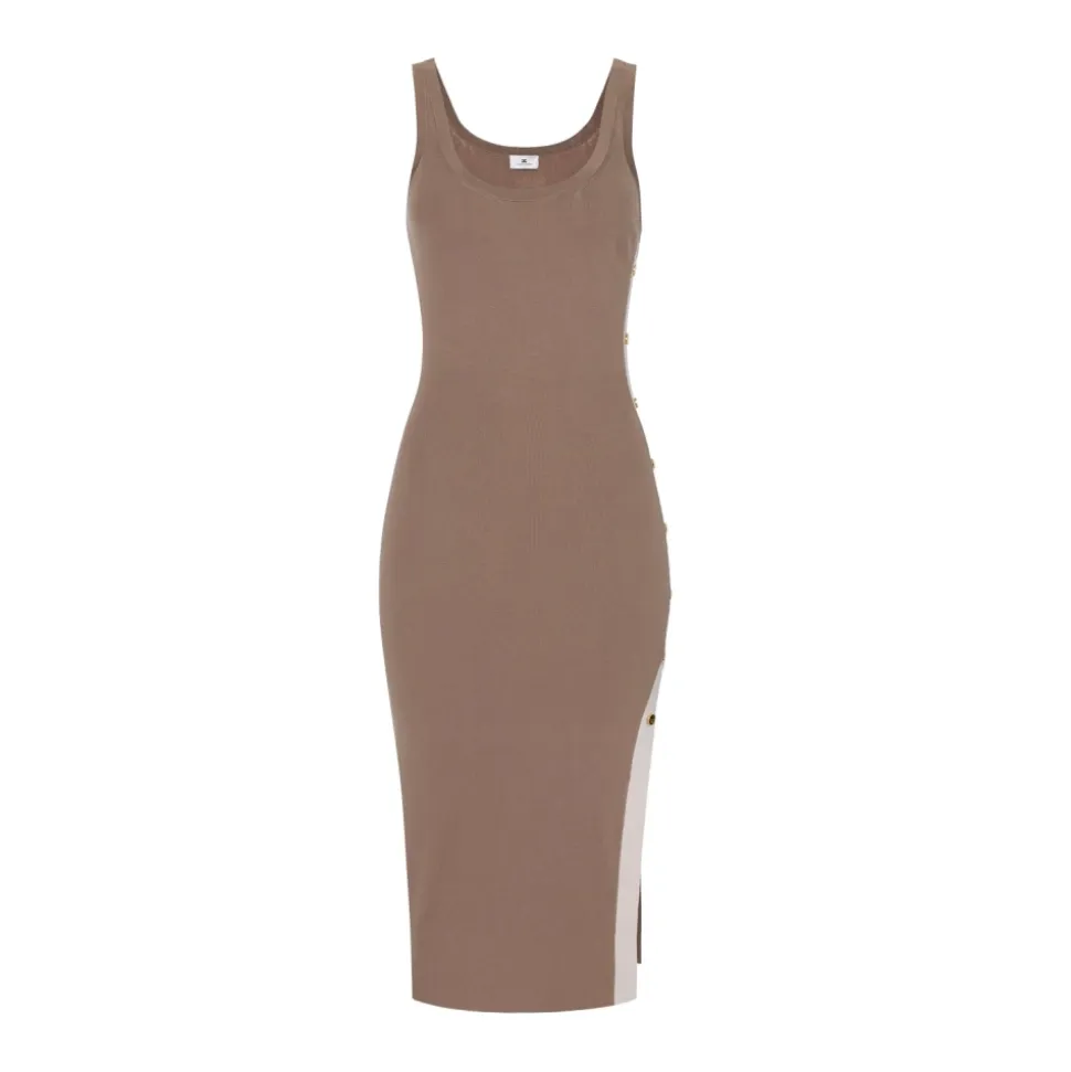 Slim Knit Midi Dress