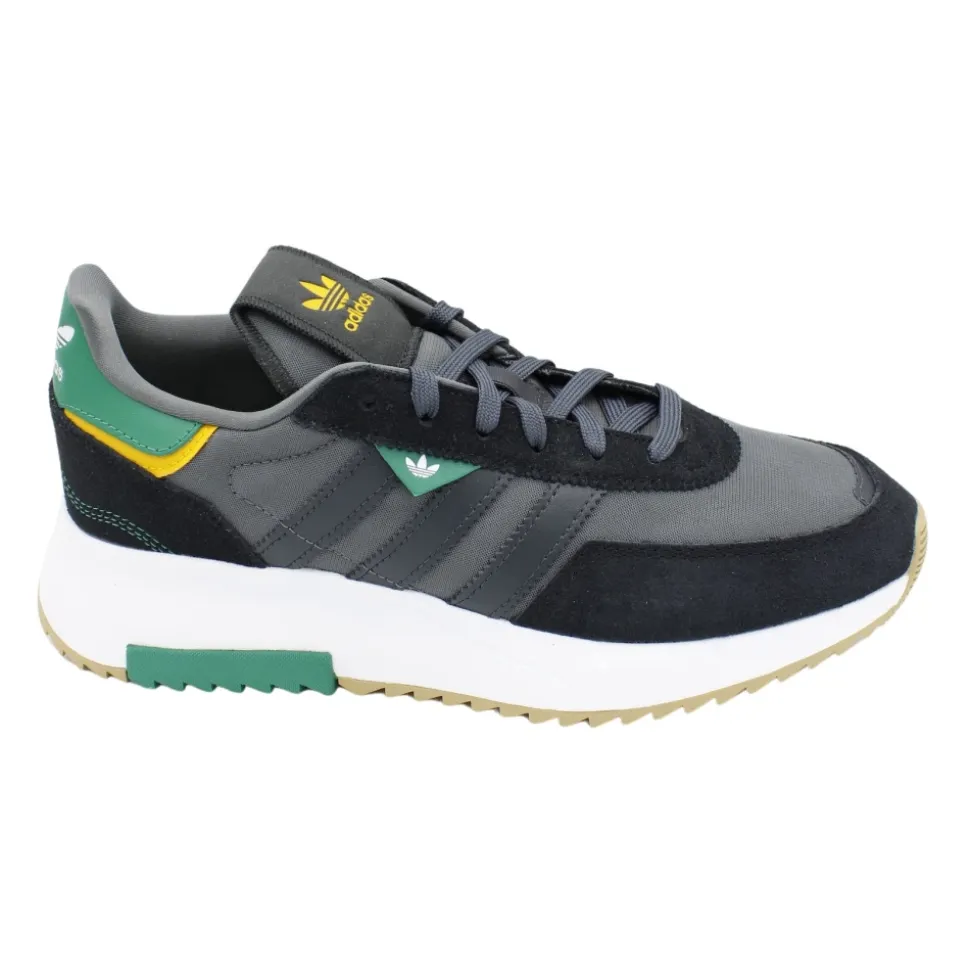 Sneakersy w stylu retro z wkładkami zamszowymi