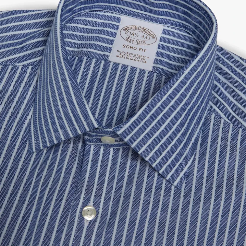 Soho Extra-slim Fit Koszula bez żelaza, Dobby, Kołnierz Ainsley