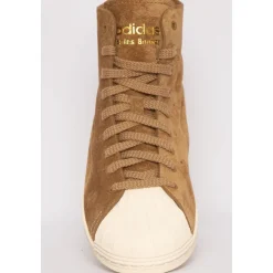 Suede Hi-Top Sneakers w Neutralnych Odcieniach