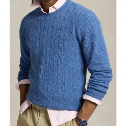 Sweter kaszmirowy w kratę
