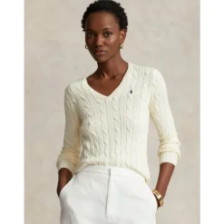 Sweter Kimberly z dekoltem w szpic