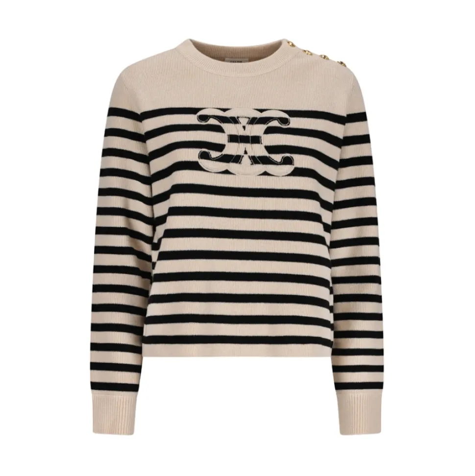 Sweter Triumph z Okrągłym Dekoltem
