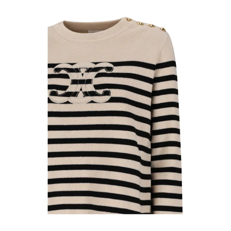 Sweter Triumph z Okrągłym Dekoltem