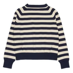 Sweter w paski żakardowe