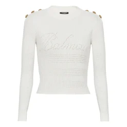 Sweter z charakterystycznym splotem