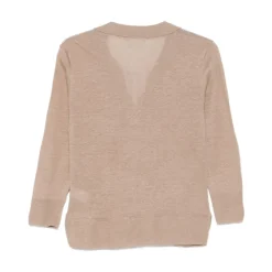 Sweter z dekoltem w serek