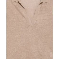 Sweter z dekoltem w serek