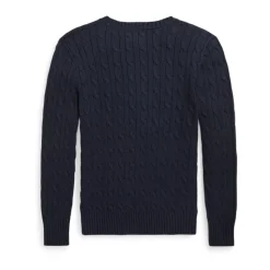 Sweter z dzianiny w warkoczowy splot