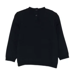 Sweter z Logo Ozdobiony Guzikami