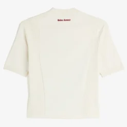Sweter z panelem Biały