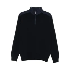 Sweter z zamkiem pod szyją