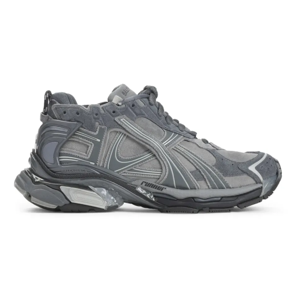 Szare Sneakersy AW25 Styl Miejski
