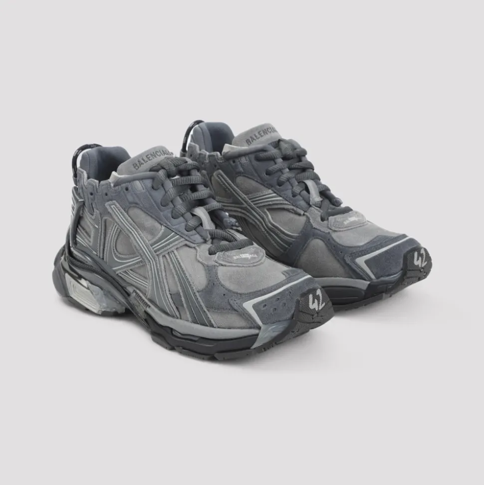 Szare Sneakersy AW25 Styl Miejski