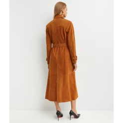 Tate Suede Trench