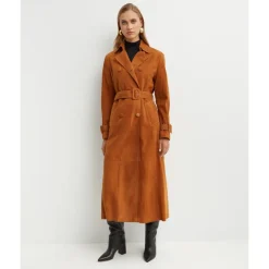 Tate Suede Trench