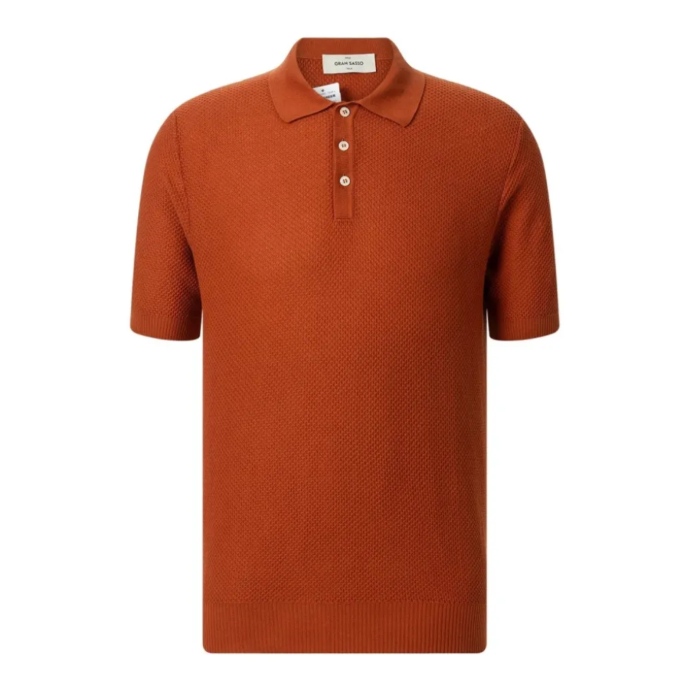 Teksturowana Koszulka Polo