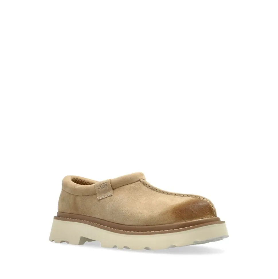Żółte Zamszowe Lug Loafer Buty