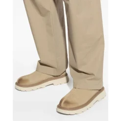 Żółte Zamszowe Lug Loafer Buty