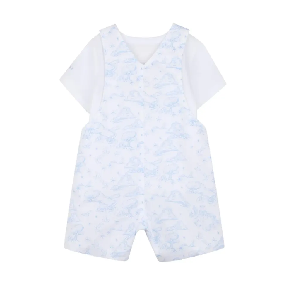 Toile de Jouy Dungaree Set