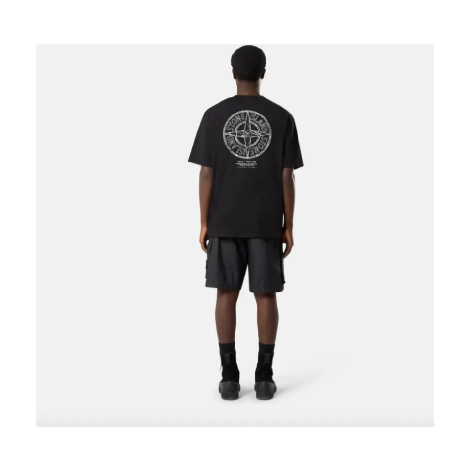T-shirt o regularnym kroju z nadrukiem 'Stone'