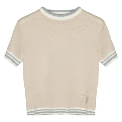 T-shirt z bawełny z okrągłym dekoltem