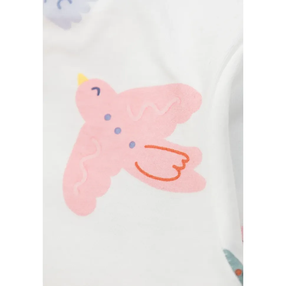 T-shirt z kolorowym nadrukiem