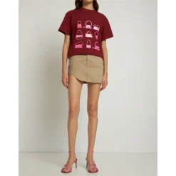 T-shirt z krótkim rękawem z nadrukiem torby