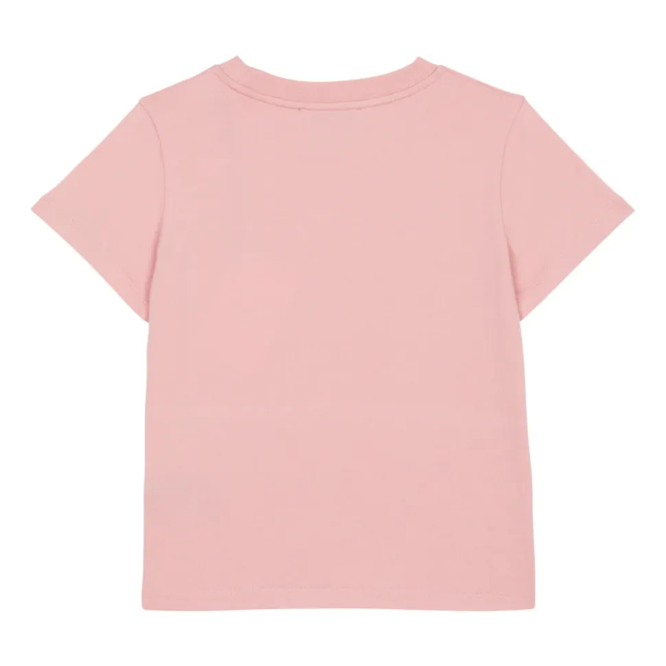 T-shirt z logo flock