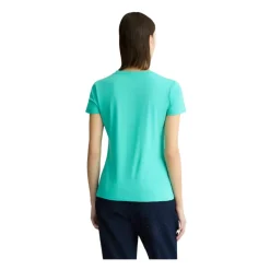 T-shirt z logo i kamieniami szlachetnymi