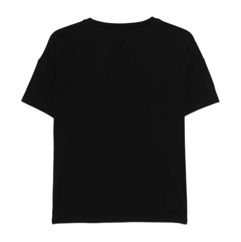 T-shirt z nadrukiem i dżetami
